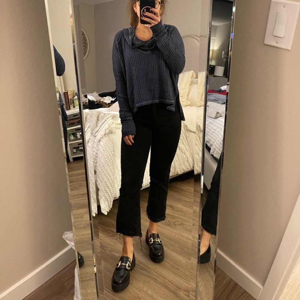 Free People Cropped Sweater